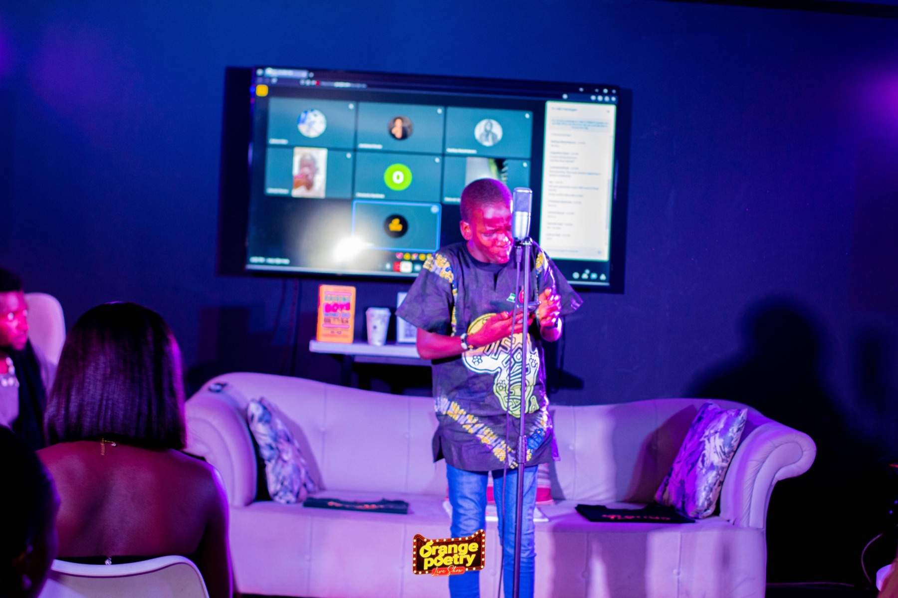 Photograph from iMi Poetry Slam