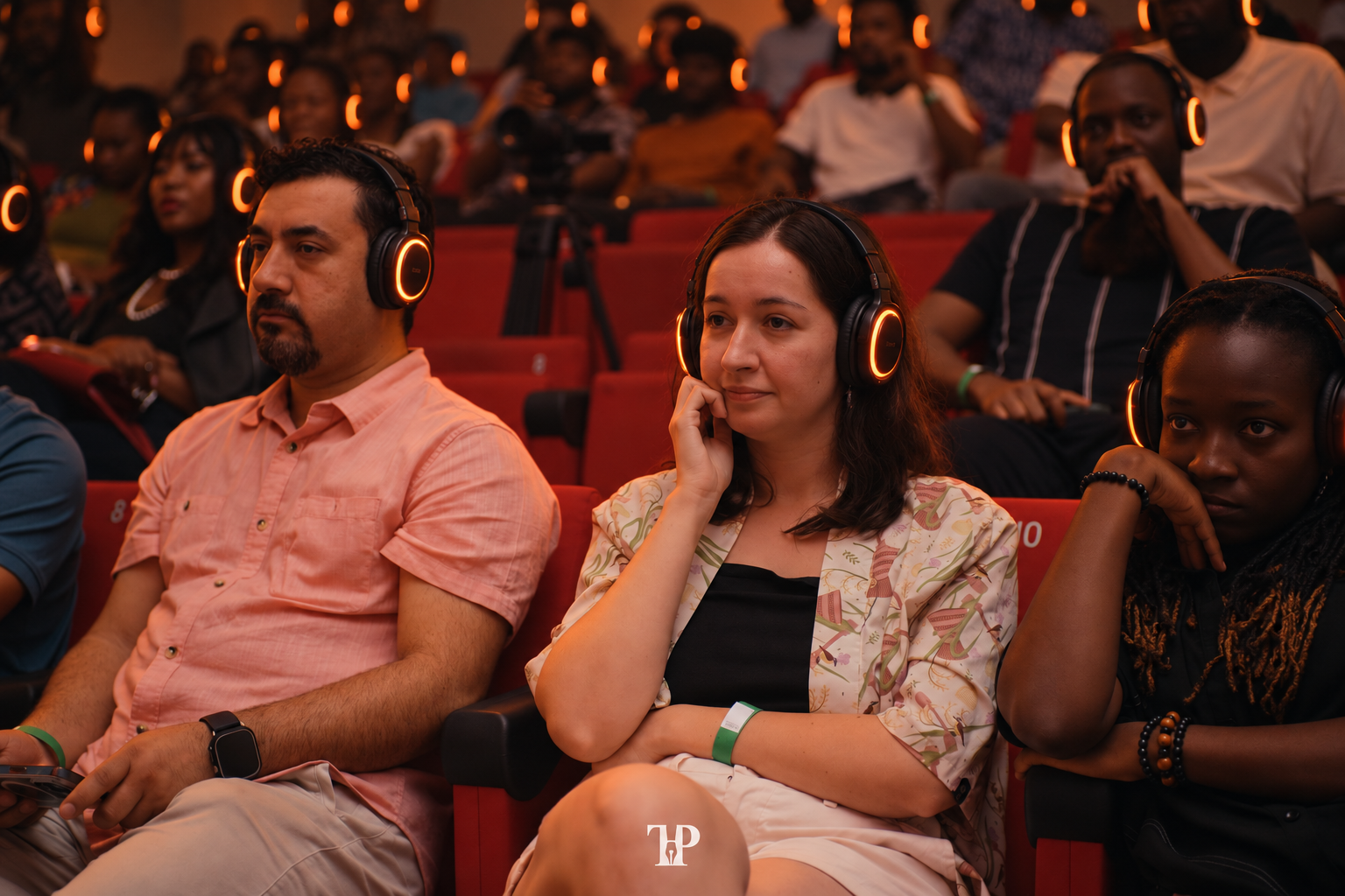 Headset visualisation based on the Nezer House of Magic audience at Alliance Française de Lagos